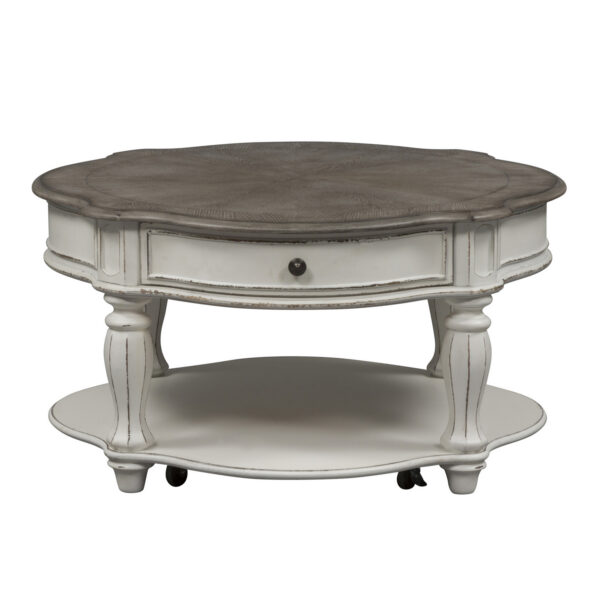 244-OT1011 Magnolia Manor Round Cocktail Table