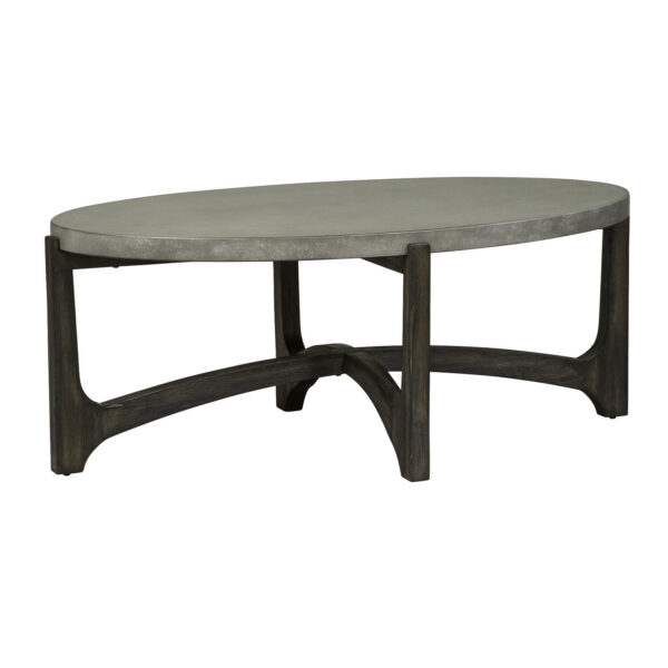 292-OT1010 Cascade Oval Cocktail Table