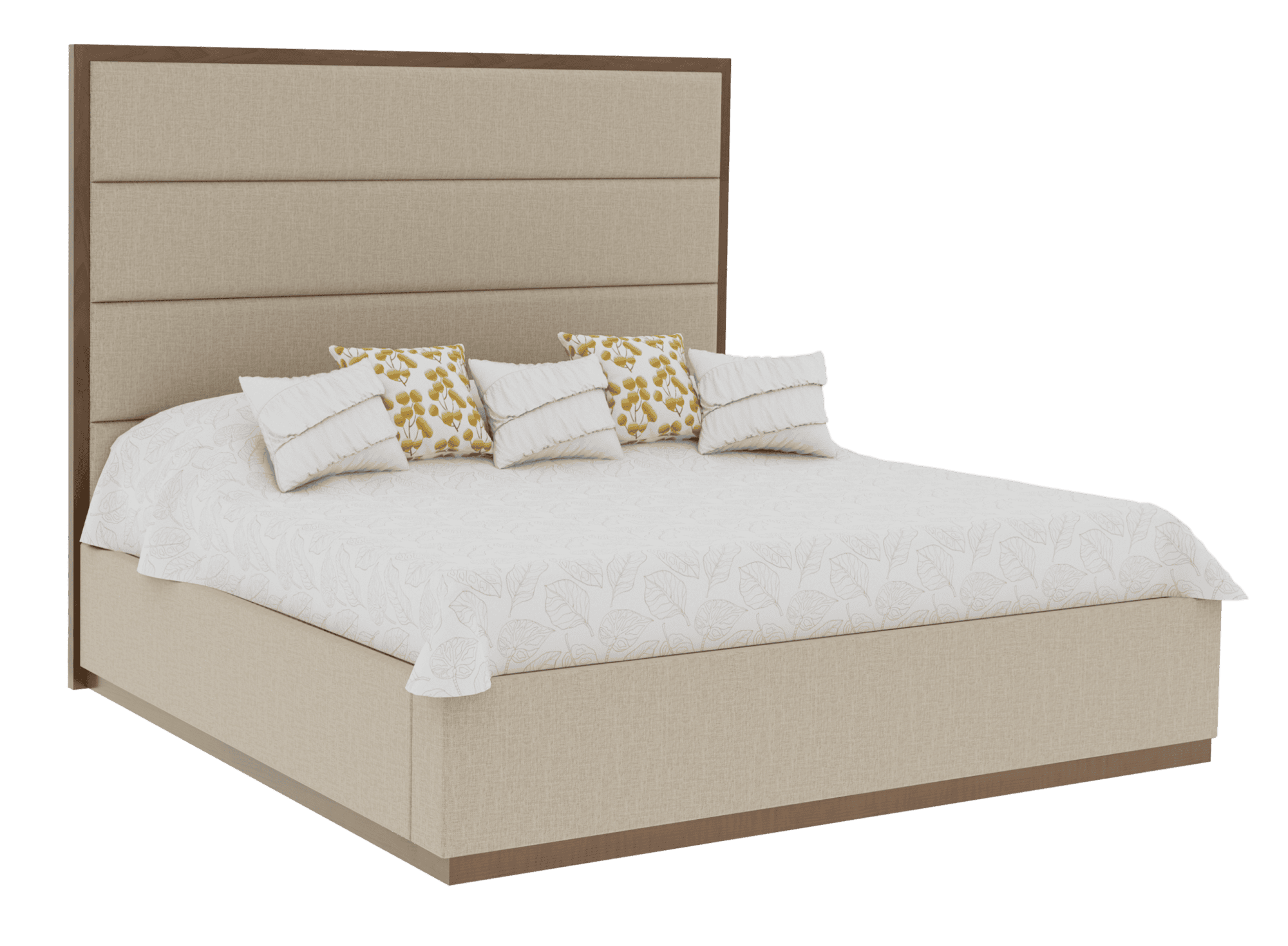 Country View Woodworking 150-231-136-080 Verrado 2A King Bed with plinth Footboard and Bedrails ( 57'' High ) Country View Woodworking 150-231-136-080 Verrado 2A King Bed with plinth Footboard and Bedrails ( 57'' High )