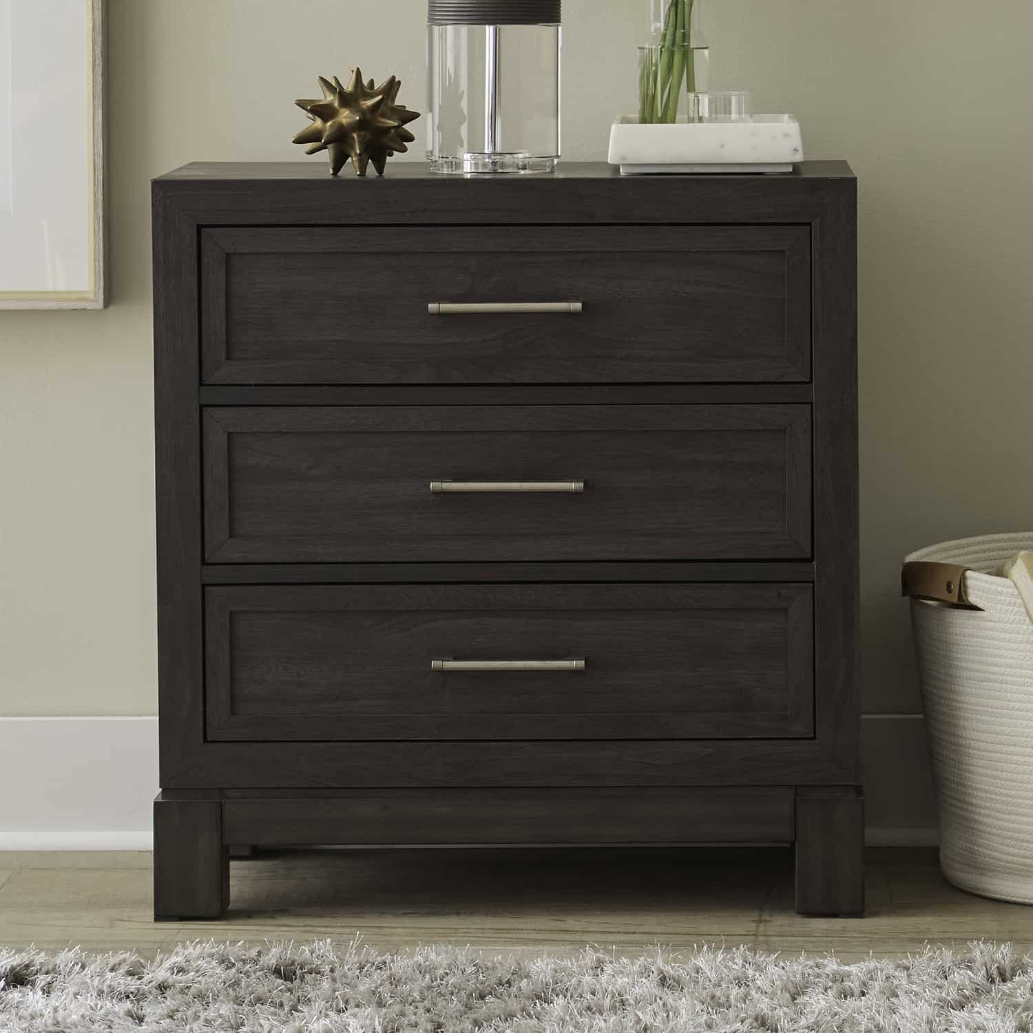 313-BR61 Modern Edge Nightstand w/ Charging Station 313-BR61 Modern Edge Nightstand w/ Charging Station