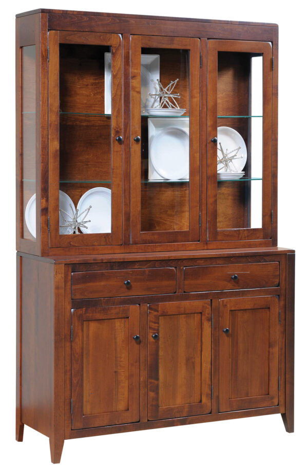 Country View Woodworking 33-5200BM 3-Door 52" Hutch & Buffet