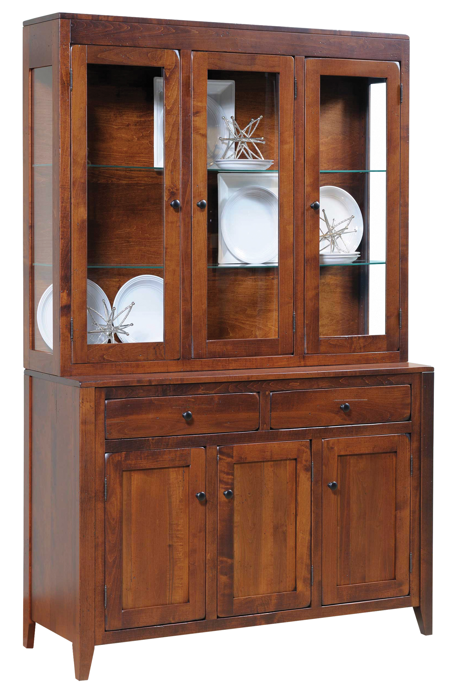 Country View Woodworking 33-5200BM 3-Door 52" Hutch & Buffet Country View Woodworking 33-5200BM 3-Door 52" Hutch & Buffet
