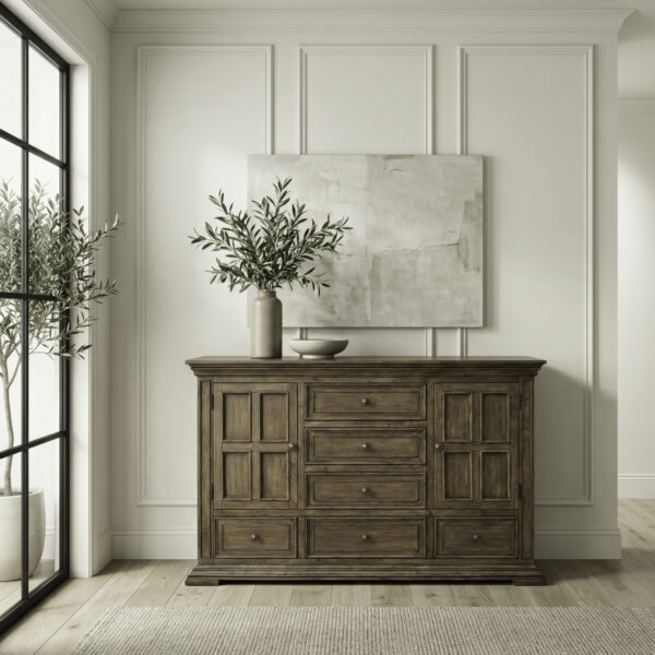361S-BR31 Big Valley 2 Door 6 Drawer Dresser
