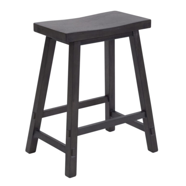 38-B1824-S Creations 24 Inch Sawhorse Counter Stool - Slate