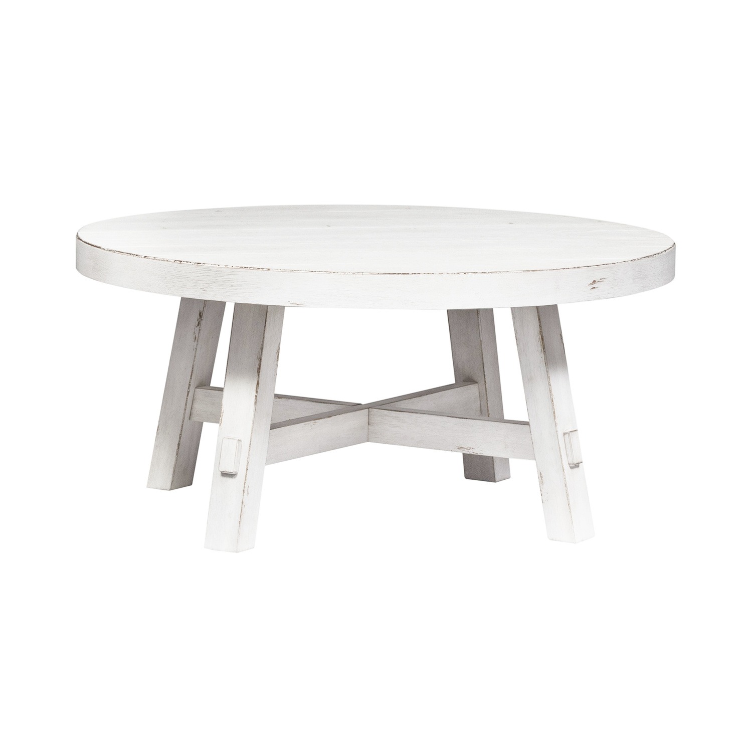406W-OT1013 Modern Farmhouse Splay Leg Round Cocktail 406W-OT1013 Modern Farmhouse Splay Leg Round Cocktail