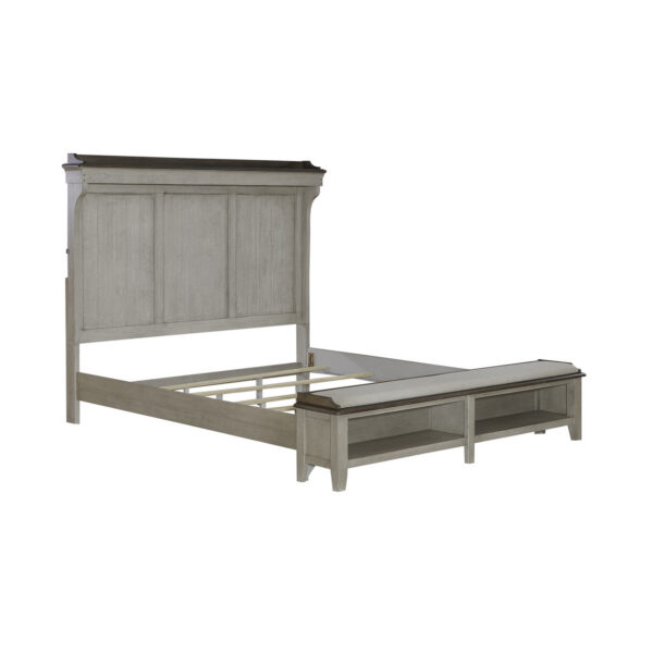 457-BR-KMS Ivy Hollow King Mantle Storage Bed