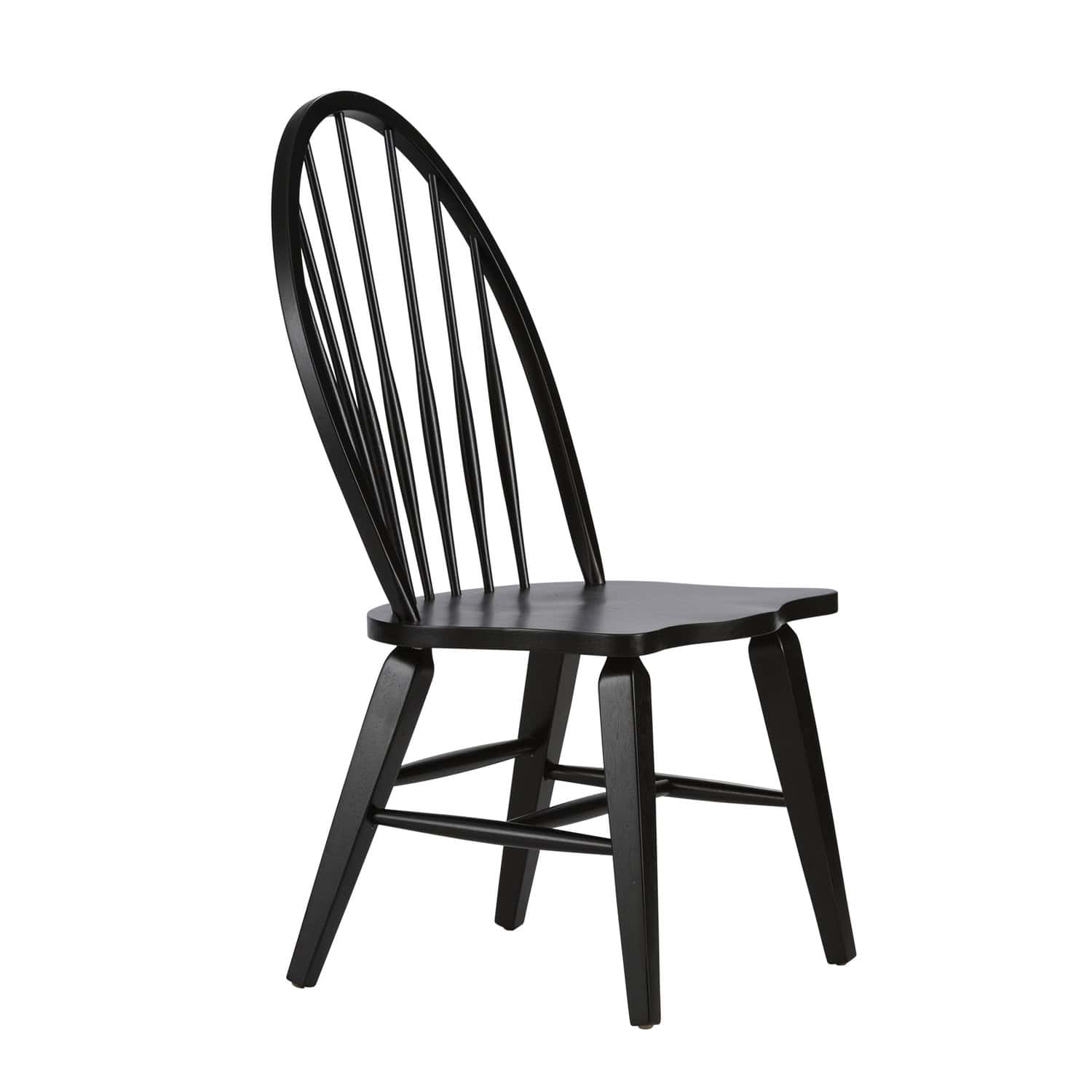 482-C1000S Hearthstone Ridge Windsor Back Side Chair - Black 482-C1000S Hearthstone Ridge Windsor Back Side Chair - Black
