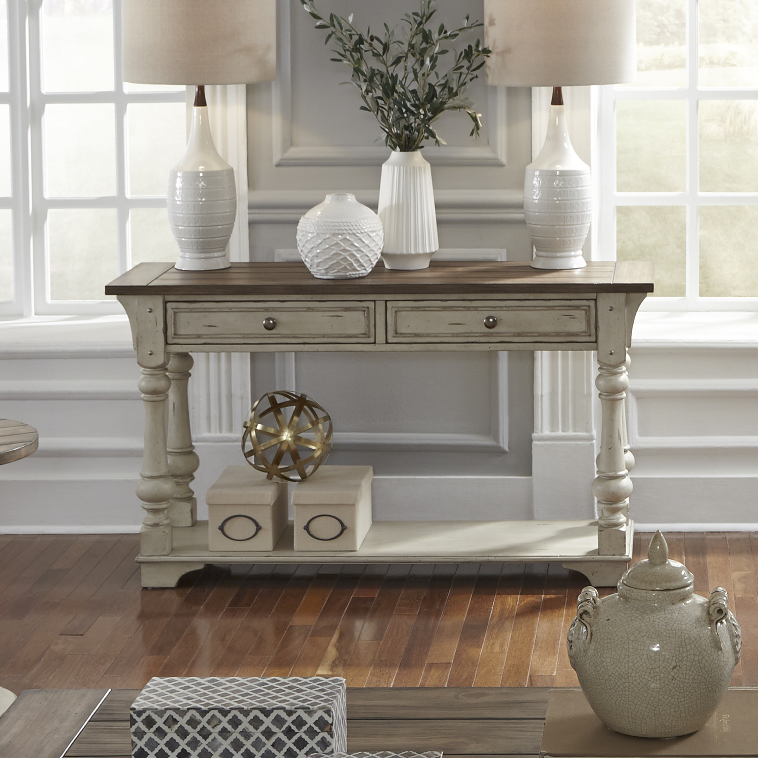 Liberty Furniture 498-OT1030 Morgan Creek Sofa Table Liberty Furniture 498-OT1030 Morgan Creek Sofa Table