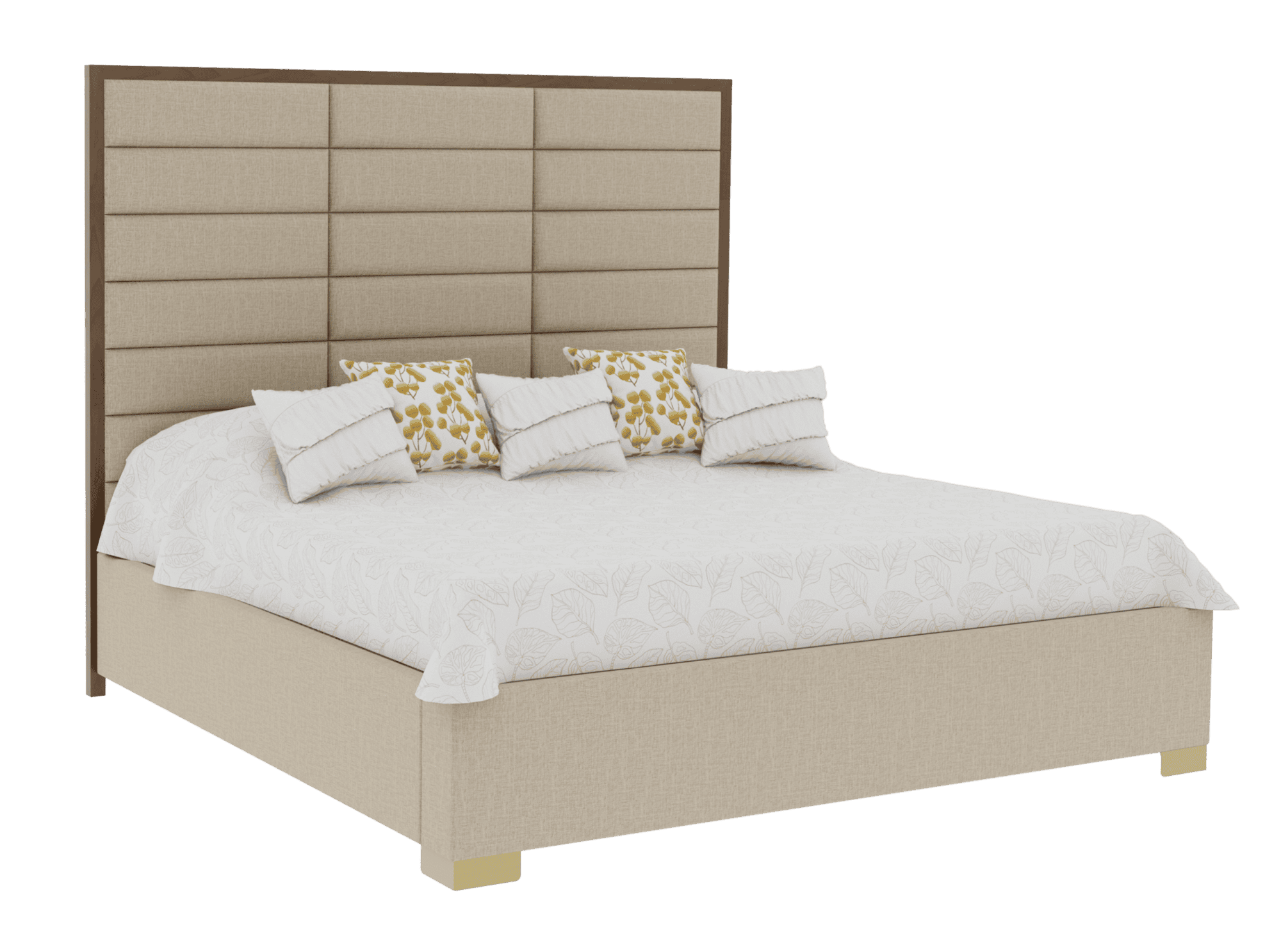 Country View Woodworking 150-431-236-180 Verrado 4B King Bed with Metal Feet on Footboard --- Bedrails ( 63'' High ) Country View Woodworking 150-431-236-180 Verrado 4B King Bed with Metal Feet on Footboard --- Bedrails ( 63'' High )