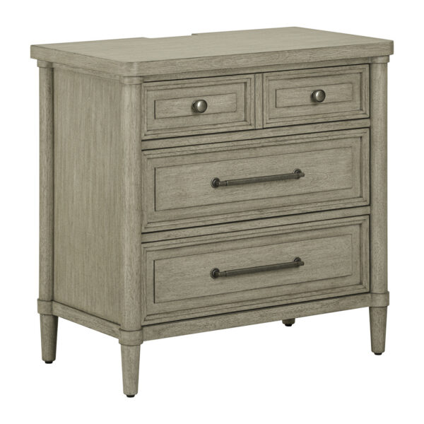 Liberty Furniture 508-BR61 Rochelle Park Nightstand w/ Charging Station
