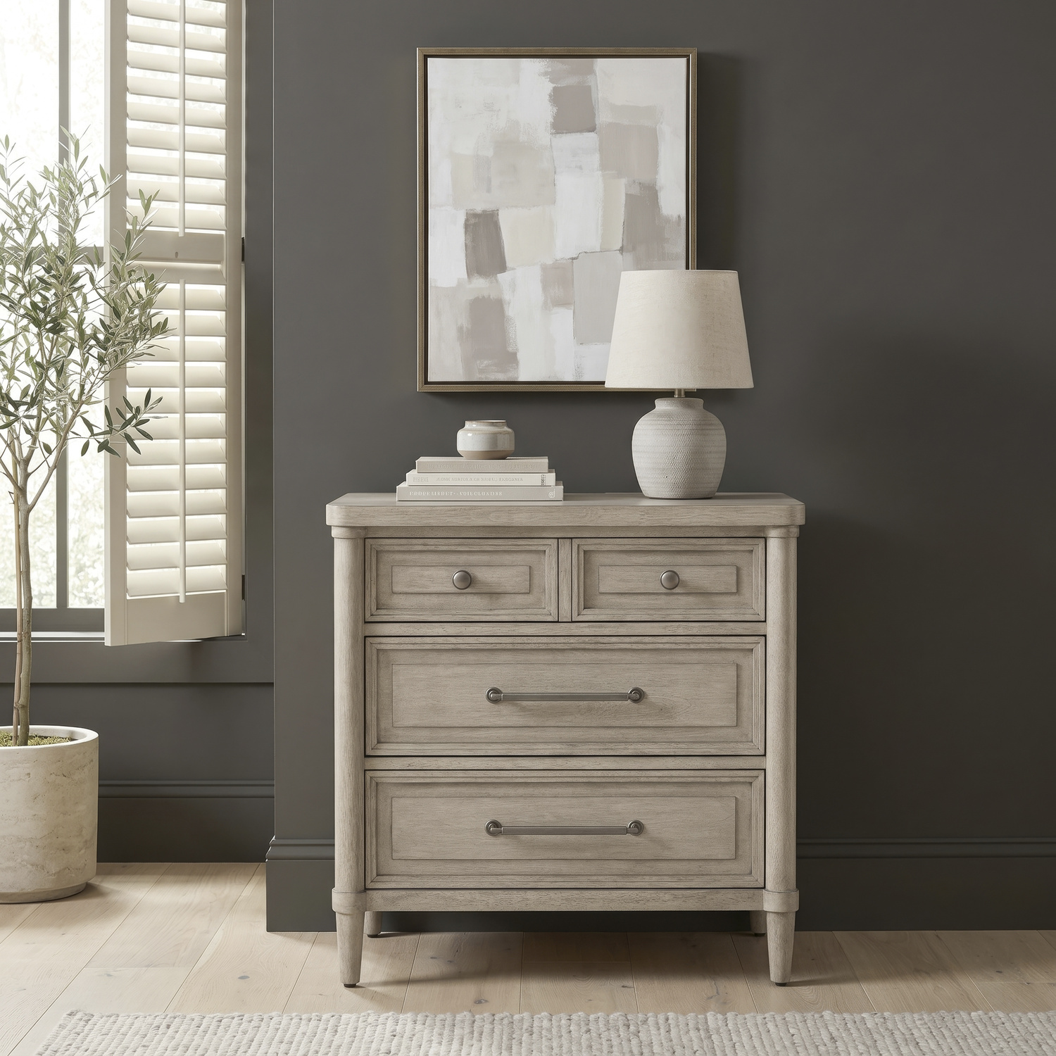 Liberty Furniture 508-BR61 Rochelle Park Nightstand w/ Charging Station Liberty Furniture 508-BR61 Rochelle Park Nightstand w/ Charging Station