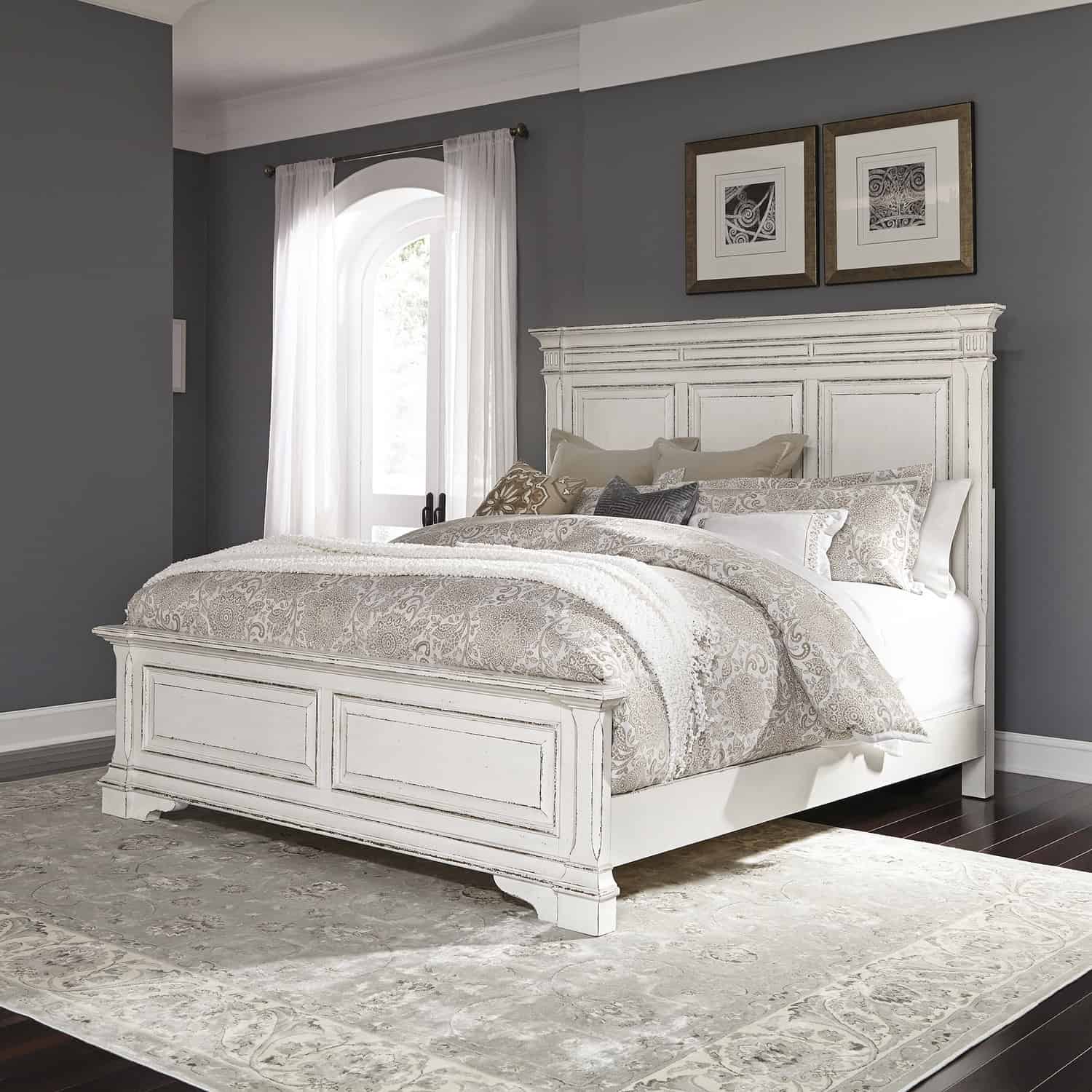 520-BR-CPB Abbey Park King California Panel Bed 520-BR-CPB Abbey Park King California Panel Bed