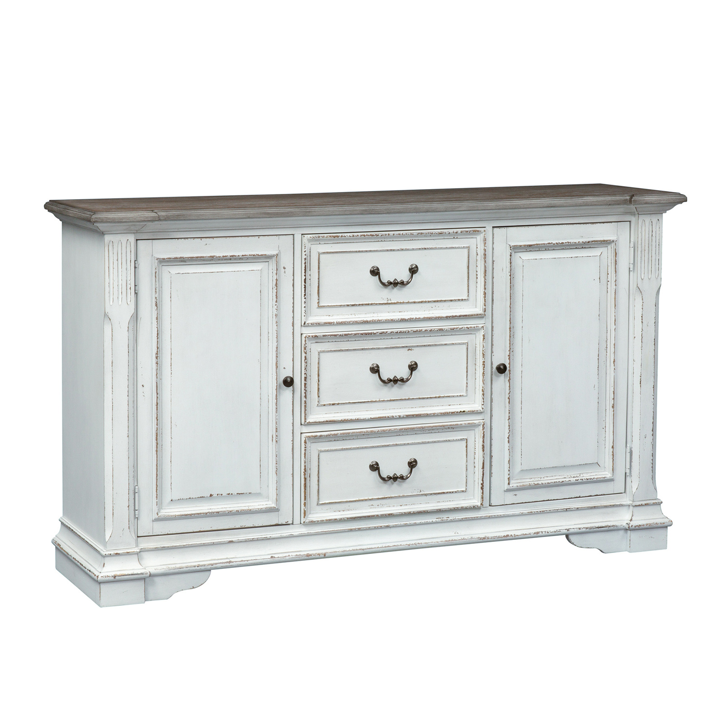 Liberty Furniture 520-CB6640 Abbey Park Buffet Liberty Furniture 520-CB6640 Abbey Park Buffet