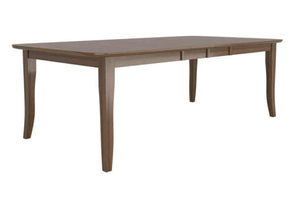 Country View Woodworking AV-LT6060SH Avondale 60" x 60"  (solid top)  ( T03 - E08 - L03 )Hickory Top - Brown Maple Aprons & Legs