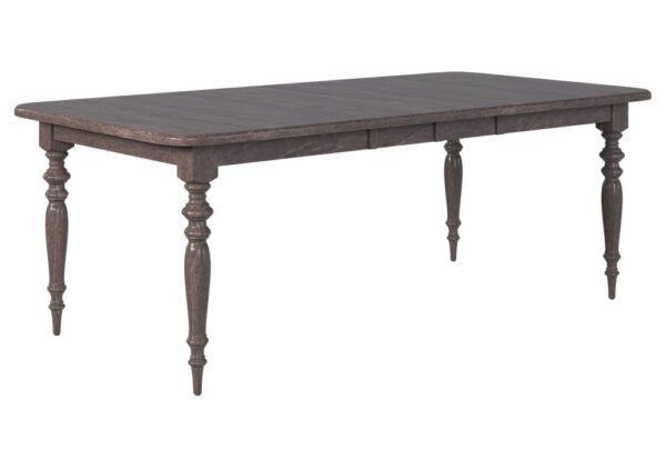 Country View Woodworking GE-LT3838SH Gillette 38" x 38"  (solid top)  ( T03 - E04 - L08 )Hickory Top - Brown Maple Aprons & Legs