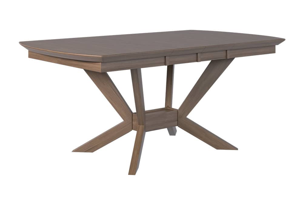 Country View Woodworking CAE-4872SH Carlton 48 X 72 Solid Top ( T02 - E01 )Hickory Top - Brown Maple Aprons & Base Country View Woodworking CAE-4872SH Carlton 48 X 72 Solid Top ( T02 - E01 )Hickory Top - Brown Maple Aprons & Base
