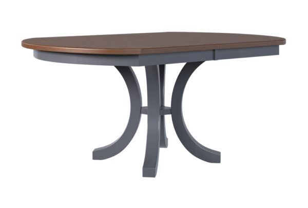 Country View Woodworking MY-TR42604H Mystic 42'' X 60'' x 106'' ( 4-11'' self stor leaves ) ( T07 - E05 - TR46 )Hickory Top - Brown Maple Aprons & Base Country View Woodworking MY-TR42604H Mystic 42'' X 60'' x 106'' ( 4-11'' self stor leaves ) ( T07 - E05 - TR46 )Hickory Top - Brown Maple Aprons & Base