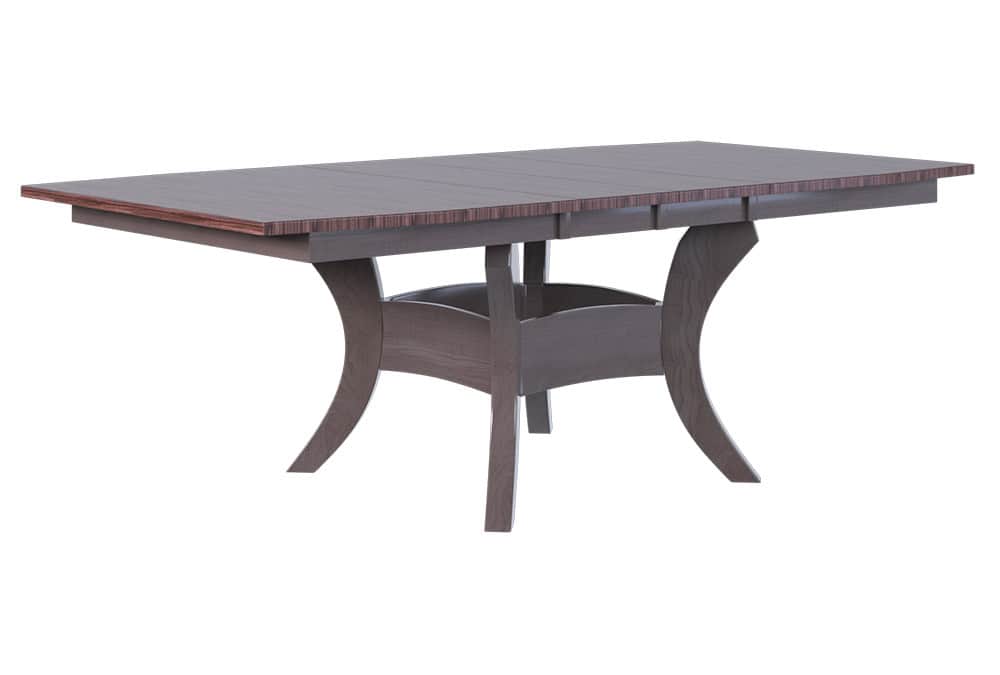 Country View Woodworking RI-TR48662H Riverside 48'' X 66'' x 88'' ( 2-11'' self stor leaves ) ( T10 - E05 - TR56 )Hickory Top - Brown Maple Aprons & Base Country View Woodworking RI-TR48662H Riverside 48'' X 66'' x 88'' ( 2-11'' self stor leaves ) ( T10 - E05 - TR56 )Hickory Top - Brown Maple Aprons & Base
