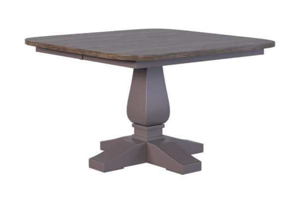 Country View Woodworking ST-SP42421H Sterling 42" x 42" x 53" (1-11" leaf) leaf does not self-stor ( T03 - E05 - P07 )Hickory Top - Brown Maple Aprons & Base Country View Woodworking ST-SP42421H Sterling 42" x 42" x 53" (1-11" leaf) leaf does not self-stor ( T03 - E05 - P07 )Hickory Top - Brown Maple Aprons & Base