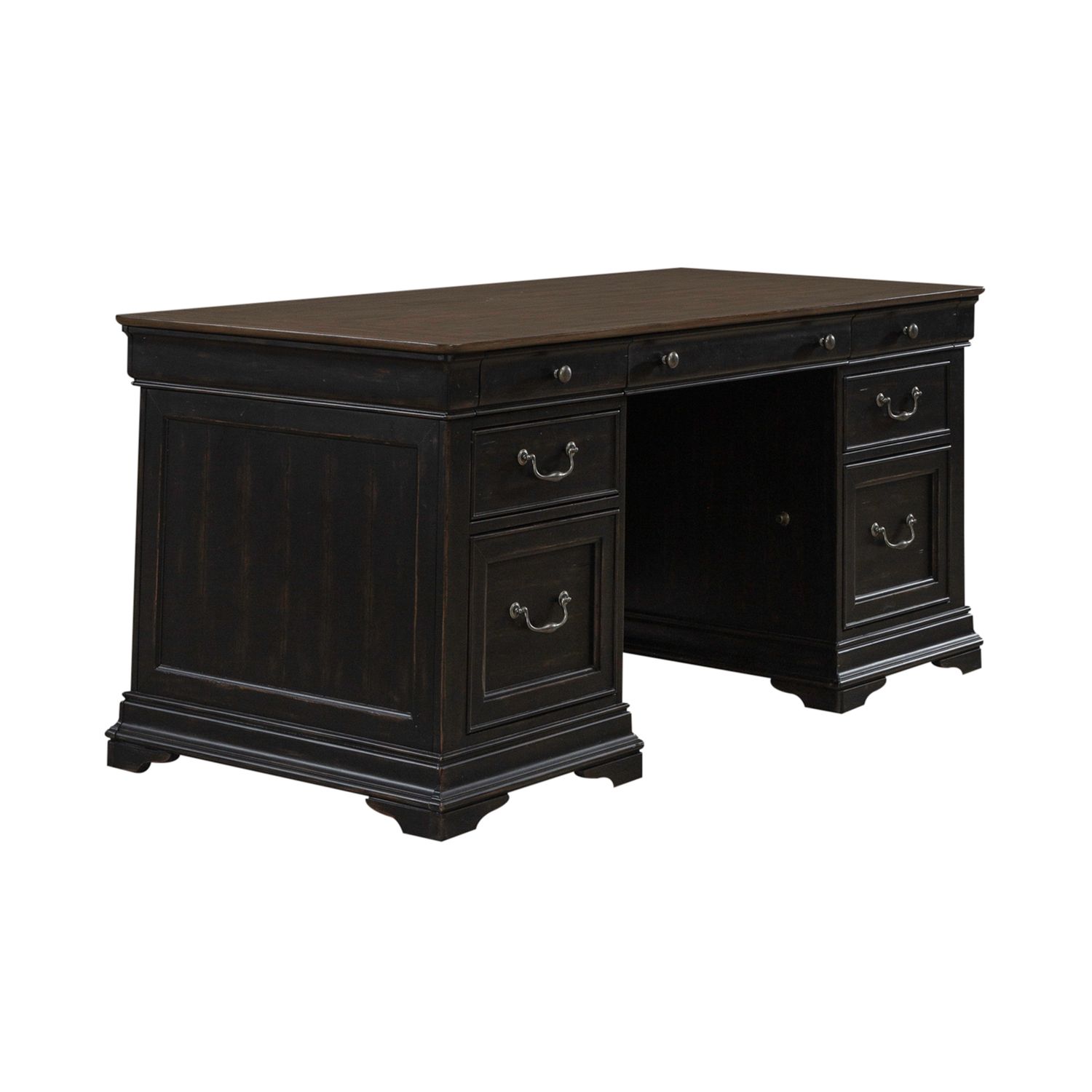 Liberty Furniture 532-HO-JED Meritage Jr Executive Desk Liberty Furniture 532-HO-JED Meritage Jr Executive Desk