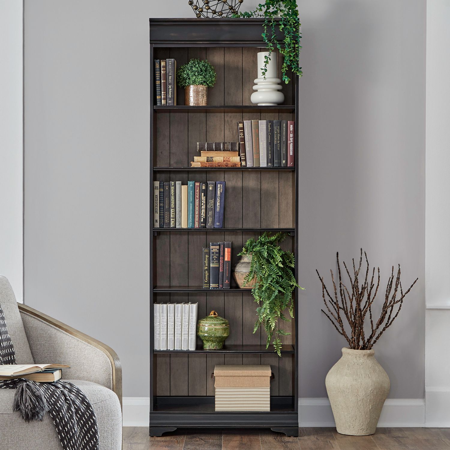 Liberty Furniture 532-HO3084 Meritage 84 Inch Bookcase (RTA) Liberty Furniture 532-HO3084 Meritage 84 Inch Bookcase (RTA)