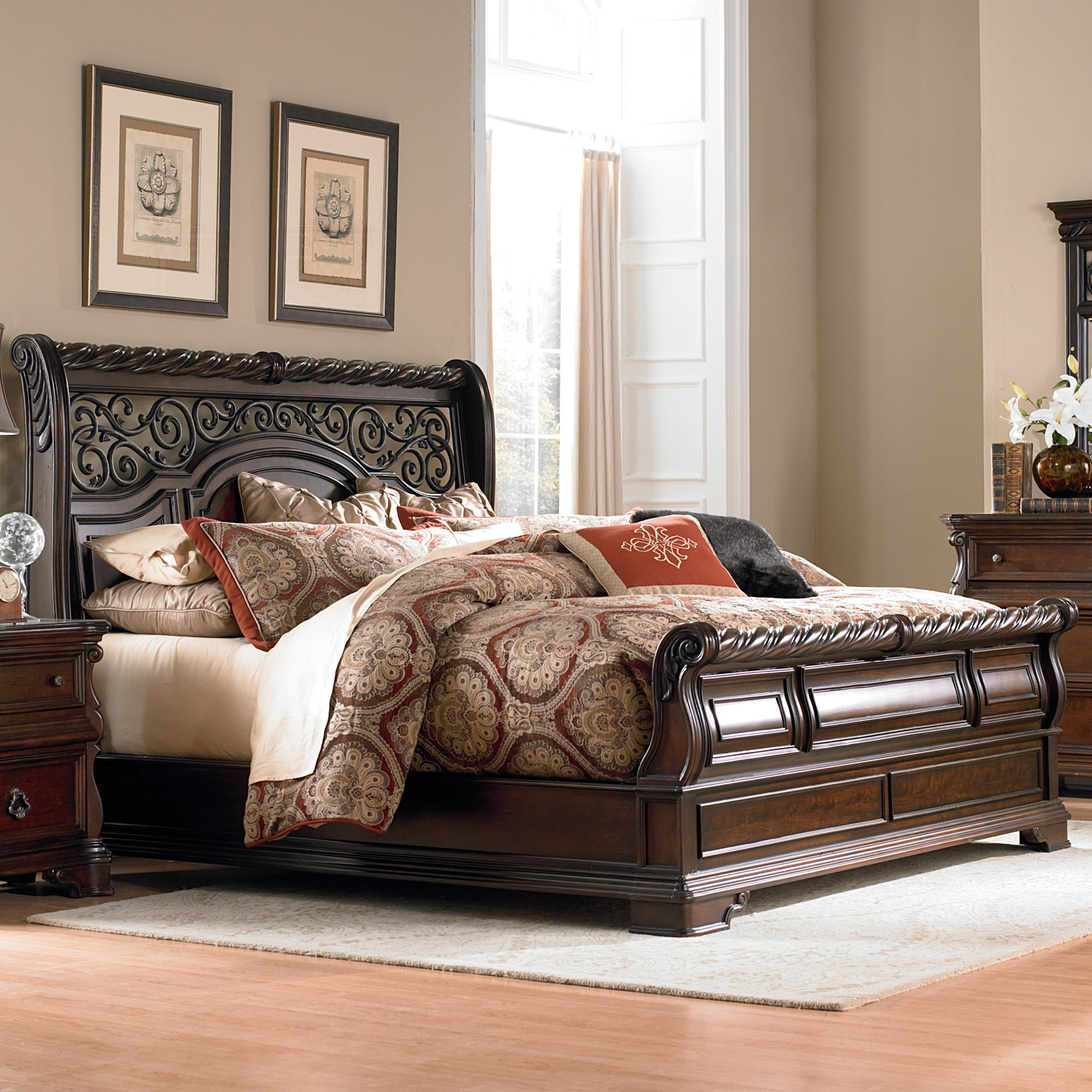 Liberty Furniture 575-BR-KCS Arbor Place King California Sleigh Bed Liberty Furniture 575-BR-KCS Arbor Place King California Sleigh Bed