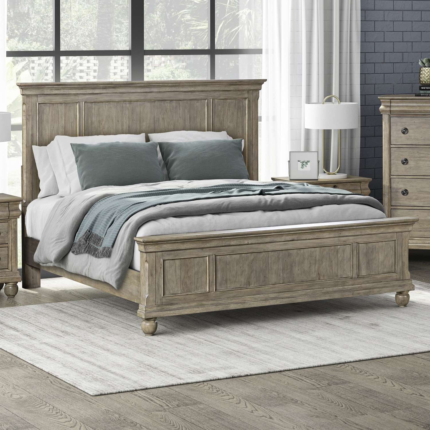 Liberty Furniture 589WT-BR-CKPB Rustic Traditions King California Panel Bed Liberty Furniture 589WT-BR-CKPB Rustic Traditions King California Panel Bed