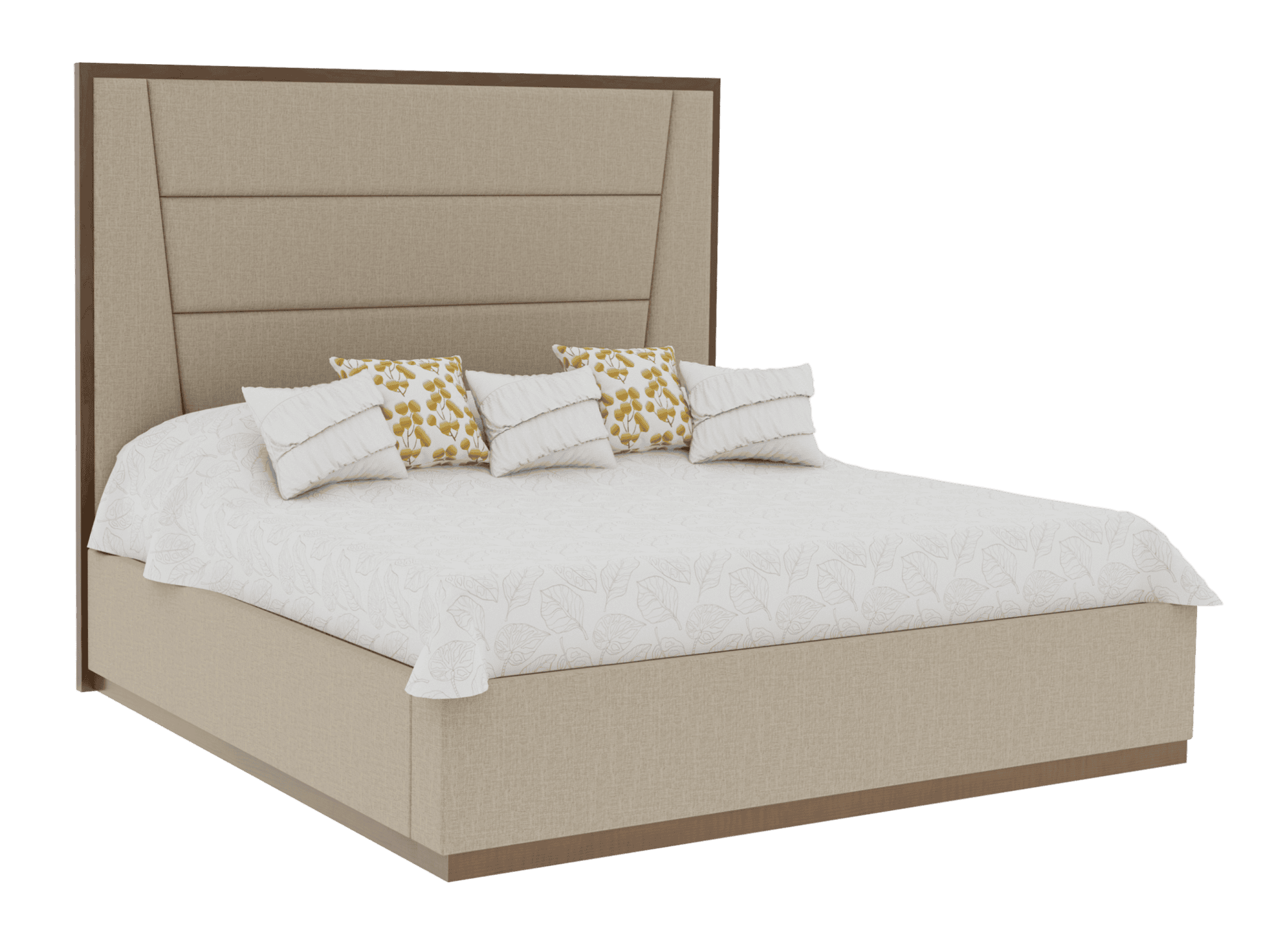 Country View Woodworking 150-533-138-084 Verrado 5A CA King Bed with plinth Footboard and Bedrails ( 57'' High ) Country View Woodworking 150-533-138-084 Verrado 5A CA King Bed with plinth Footboard and Bedrails ( 57'' High )