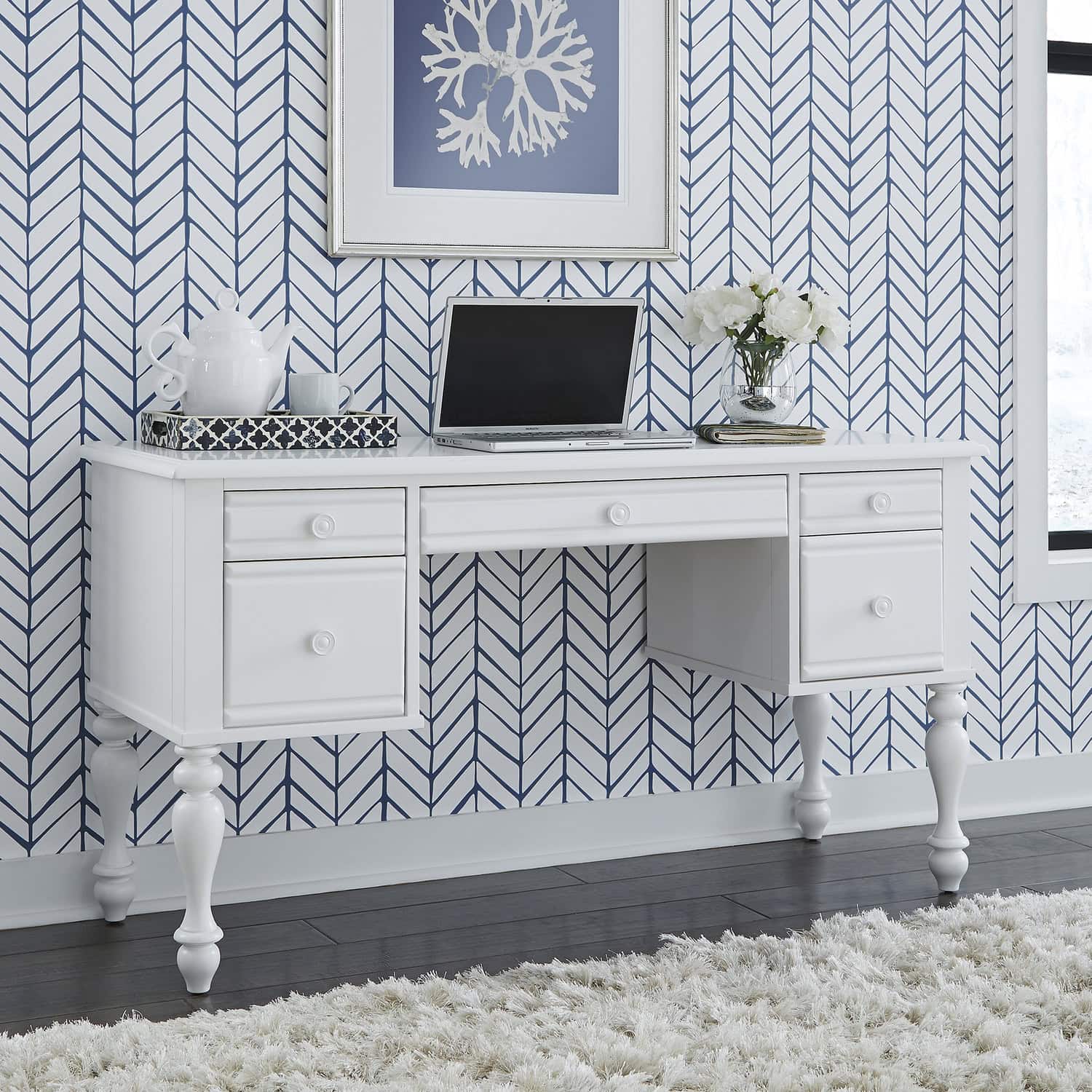 607-BR36 Summer House I Vanity Desk 607-BR36 Summer House I Vanity Desk