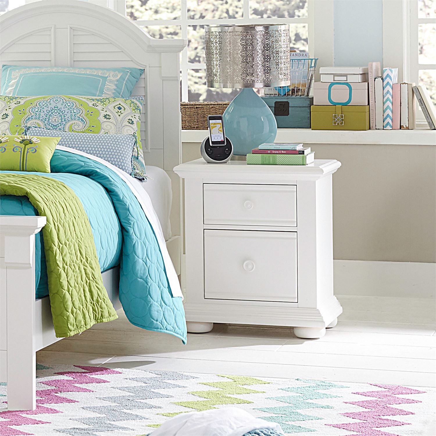 Liberty Furniture 607-BR60 Summer House 2 Drawer Night Stand Liberty Furniture 607-BR60 Summer House 2 Drawer Night Stand
