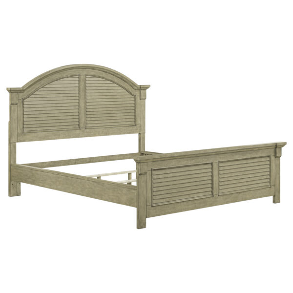 607N-BR-QPB Summer House Queen Panel Bed