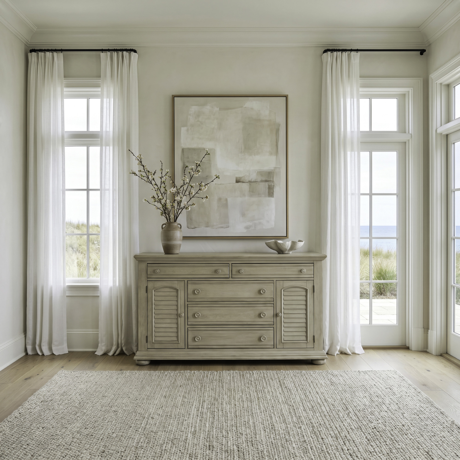Liberty Furniture 607N-BR32 Summer House 2 Door 5 Drawer Dresser Liberty Furniture 607N-BR32 Summer House 2 Door 5 Drawer Dresser
