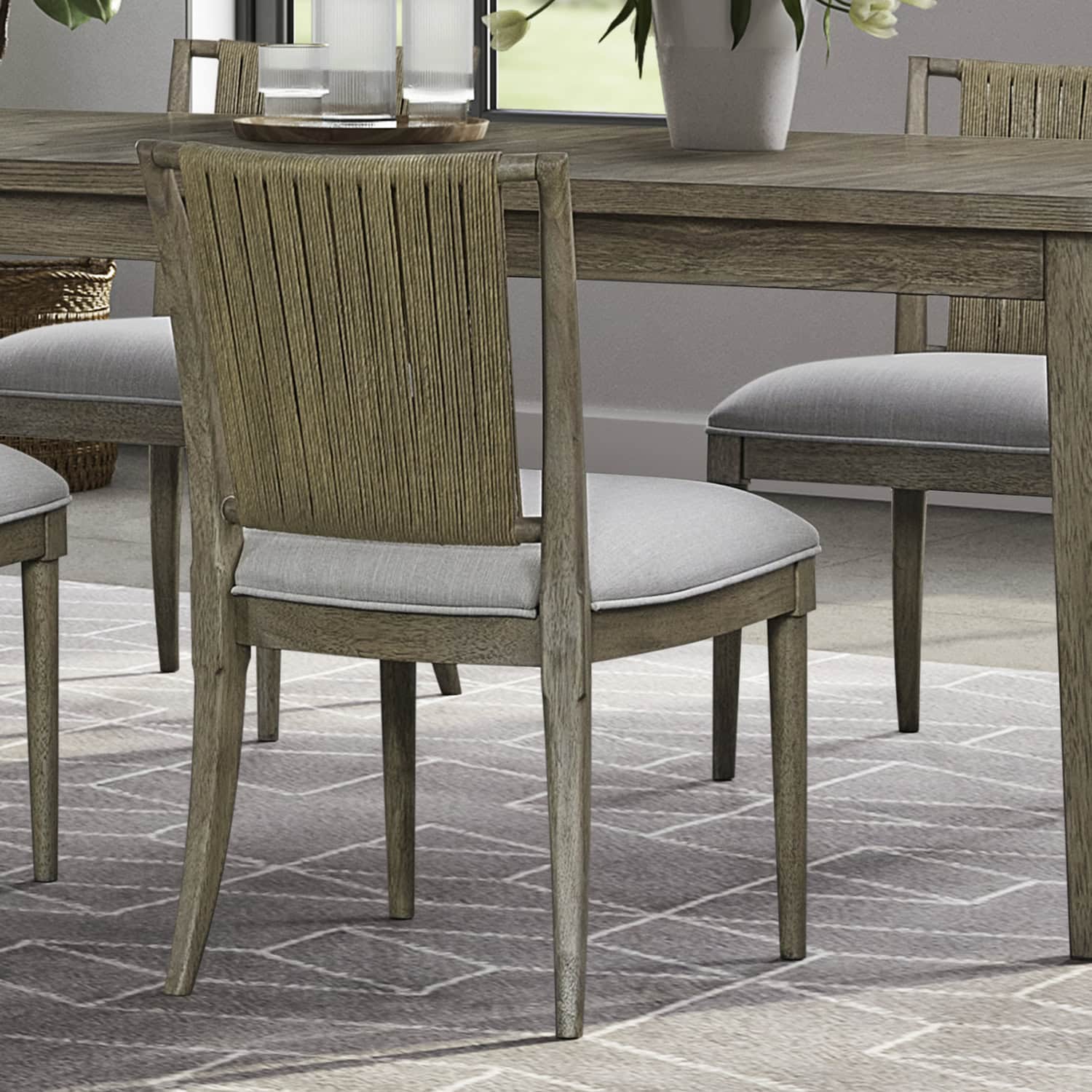 611-C9001S Sheridan Pointe Corded Back Side Chair (RTA) 611-C9001S Sheridan Pointe Corded Back Side Chair (RTA)