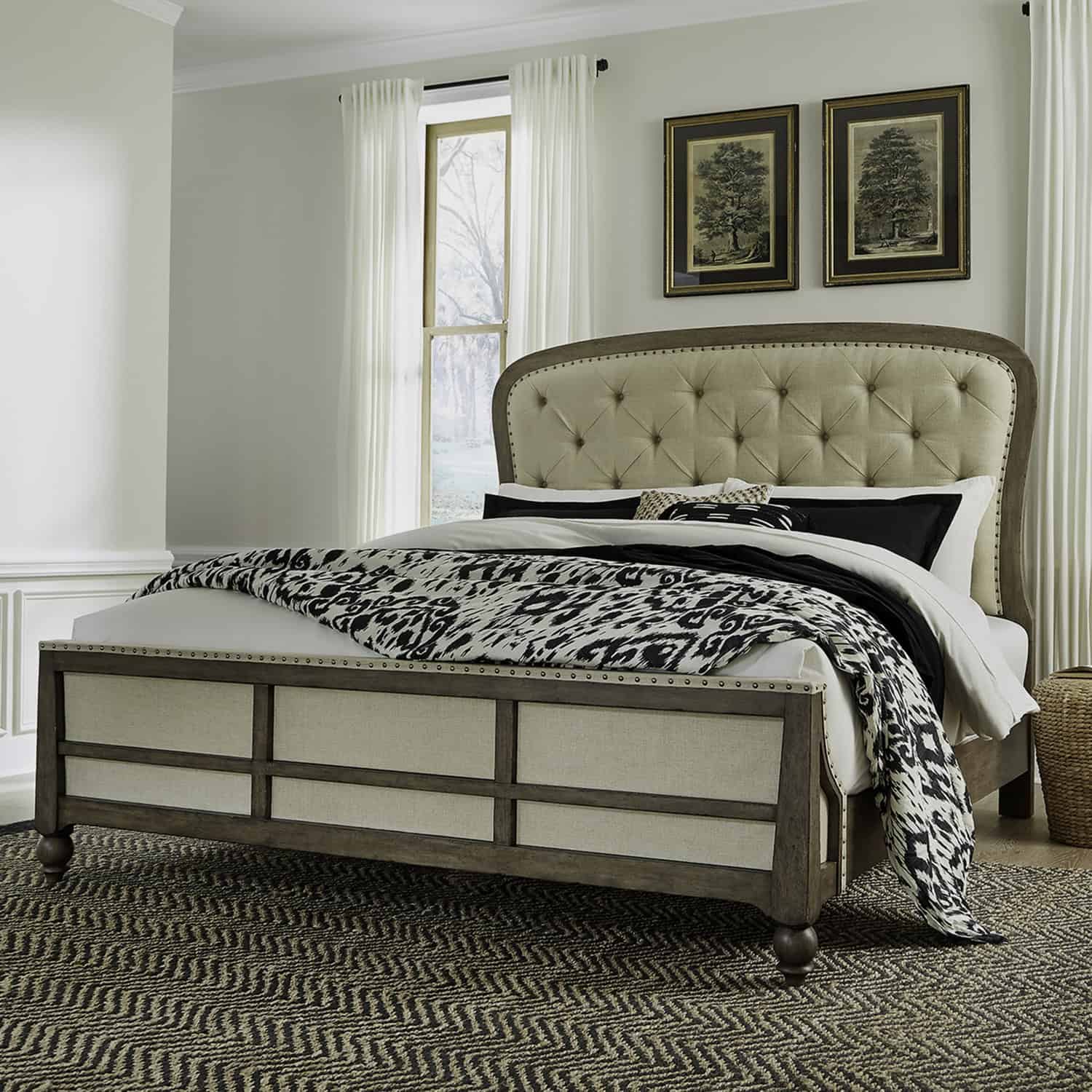 615-BR-QSH Americana Farmhouse Queen Shelter Bed 615-BR-QSH Americana Farmhouse Queen Shelter Bed