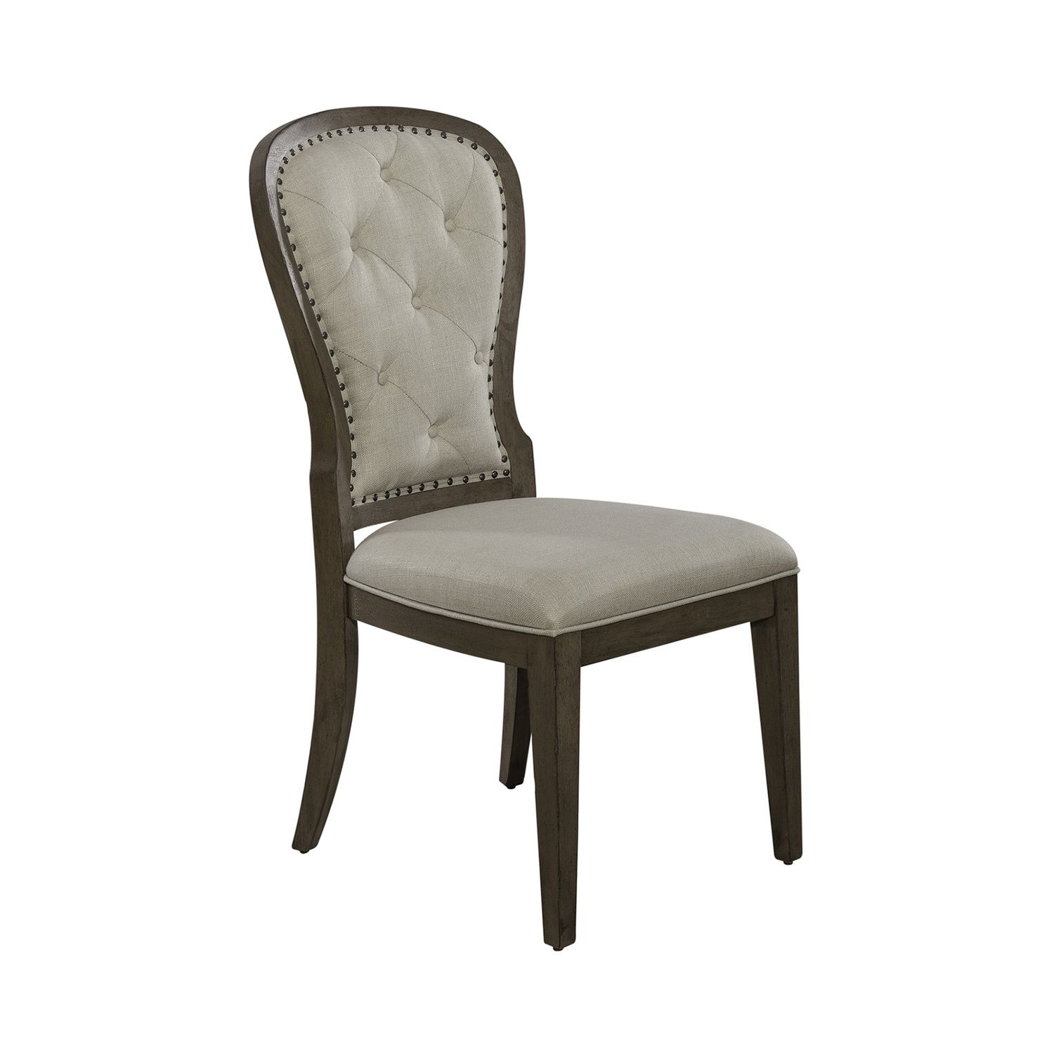 Liberty Furniture 615-C0501S Americana Farmhouse Uph Tufted Back Side Chair Liberty Furniture 615-C0501S Americana Farmhouse Uph Tufted Back Side Chair