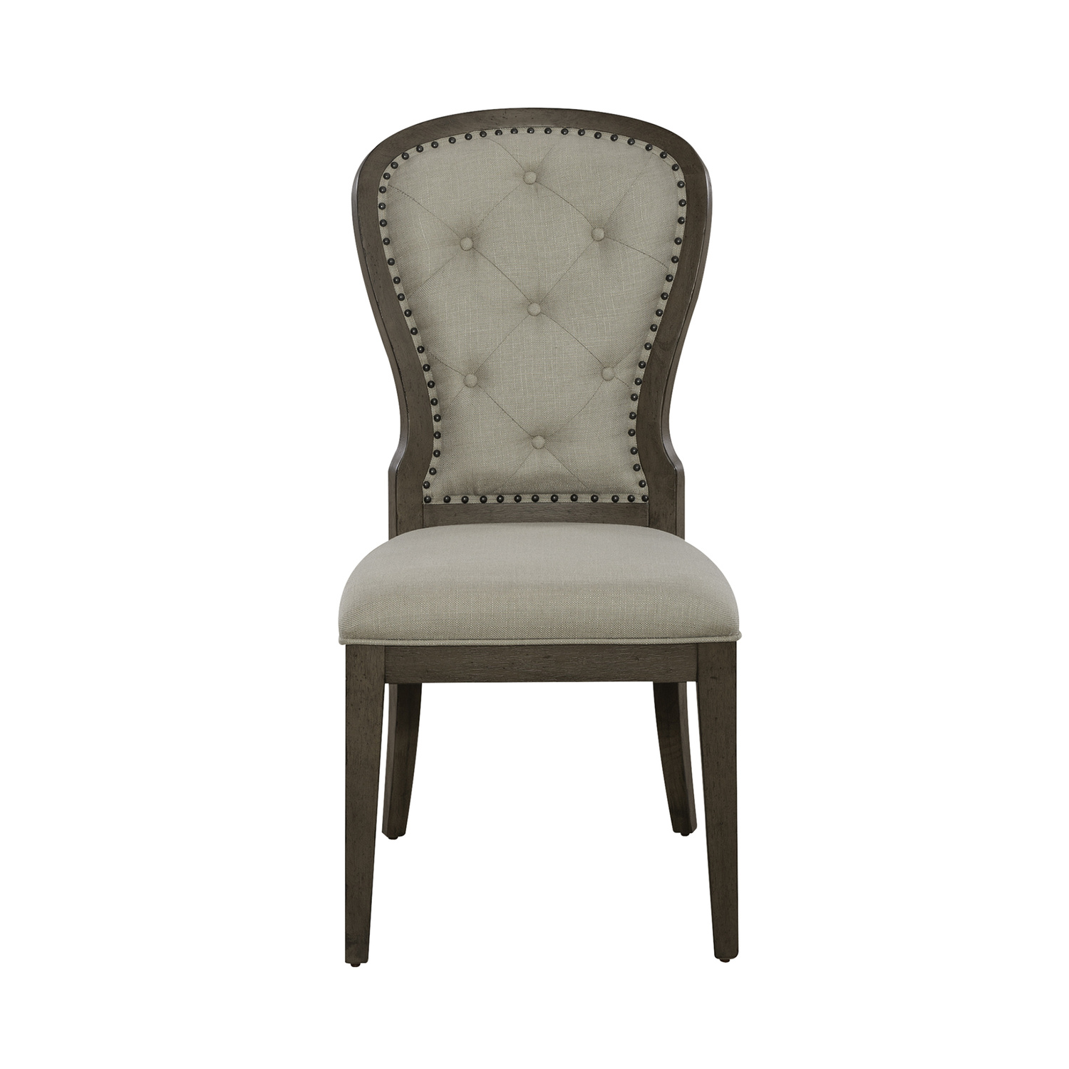Liberty Furniture 615-C0501S Americana Farmhouse Uph Tufted Back Side Chair Liberty Furniture 615-C0501S Americana Farmhouse Uph Tufted Back Side Chair