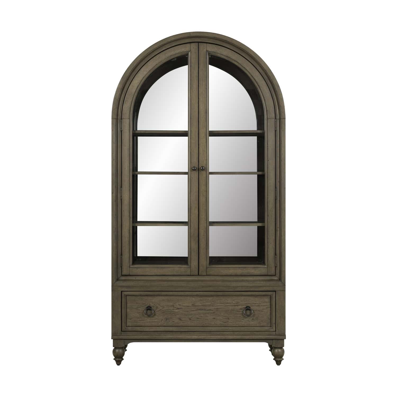 615-DC4688 Americana Farmhouse Arched Display Cabinet 615-DC4688 Americana Farmhouse Arched Display Cabinet