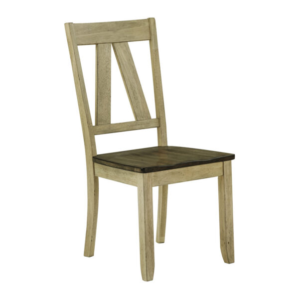62BR-C2500S Lindsey Farm Splat Back Side Chair (RTA)