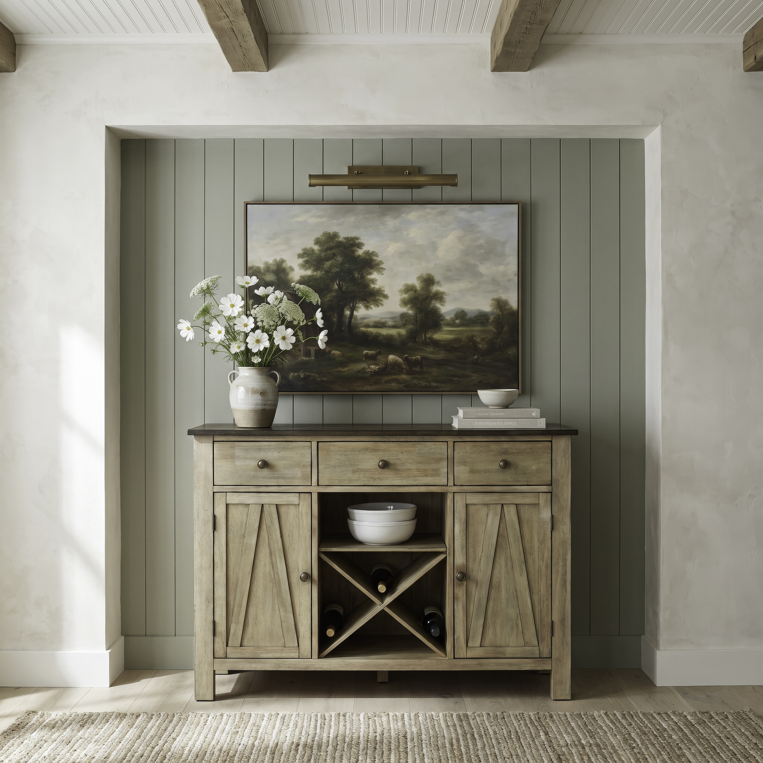 Liberty Furniture 62BR-SR4836 Lindsey Farm Server Liberty Furniture 62BR-SR4836 Lindsey Farm Server