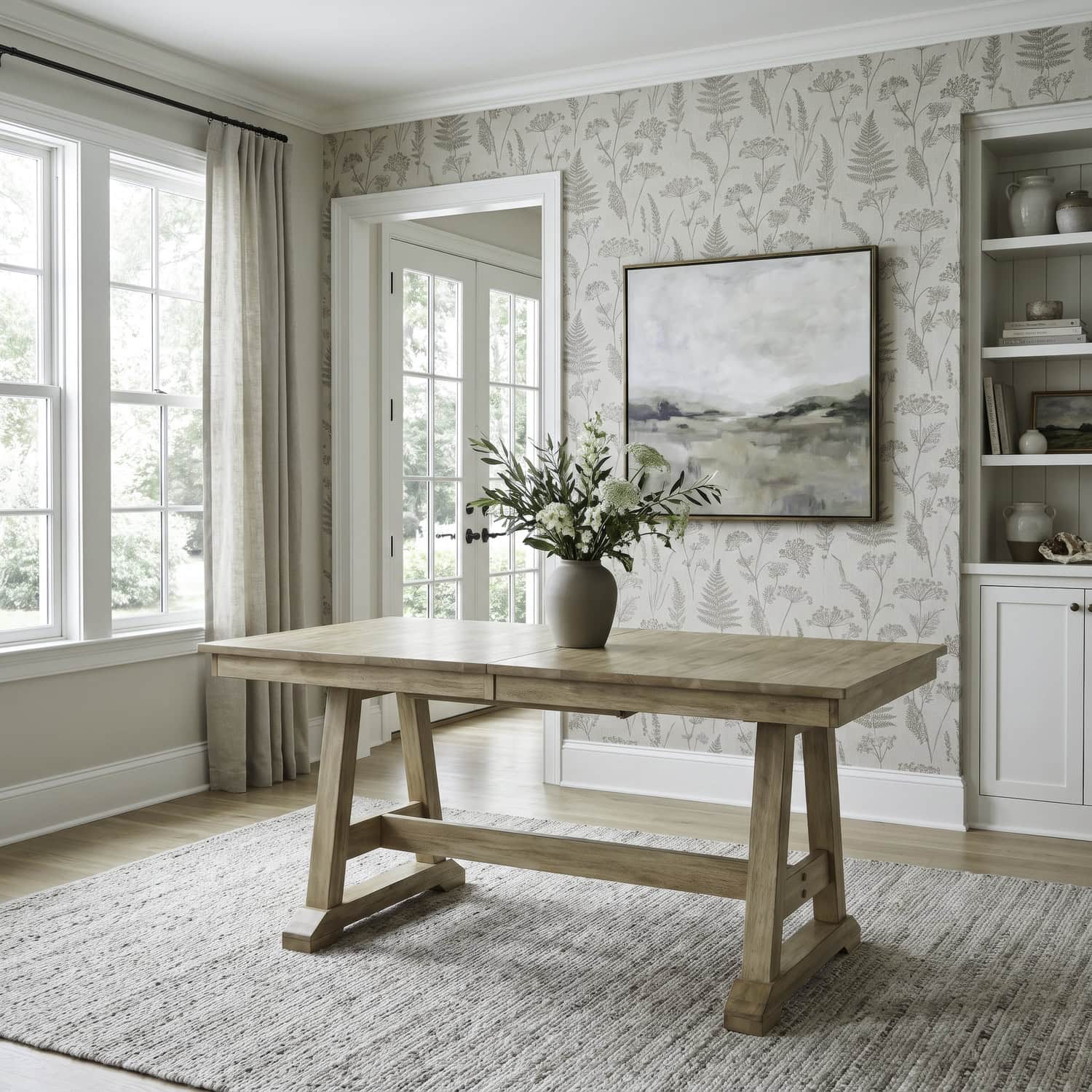 62N-CD-TRS Lindsey Farm Trestle Table Set 62N-CD-TRS Lindsey Farm Trestle Table Set