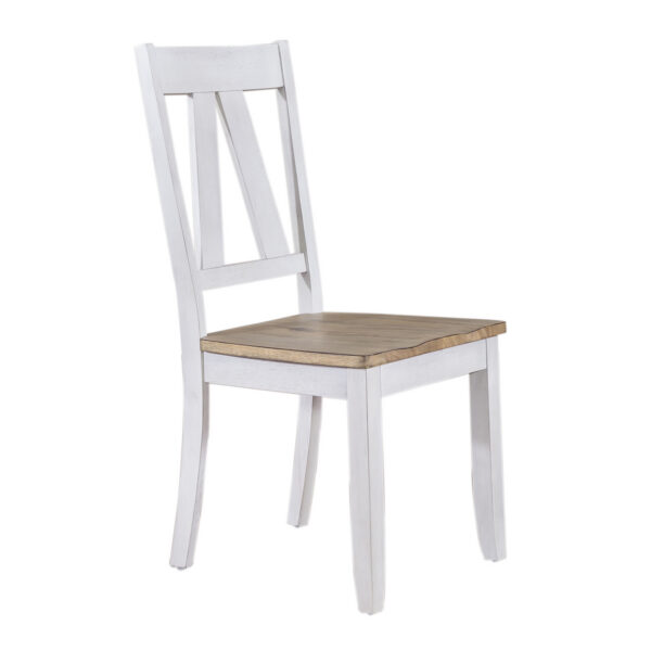 62WH-C2500S Lindsey Farm Splat Back Side Chair (RTA)