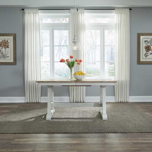62WH-CD-TRS Lindsey Farm Trestle Table