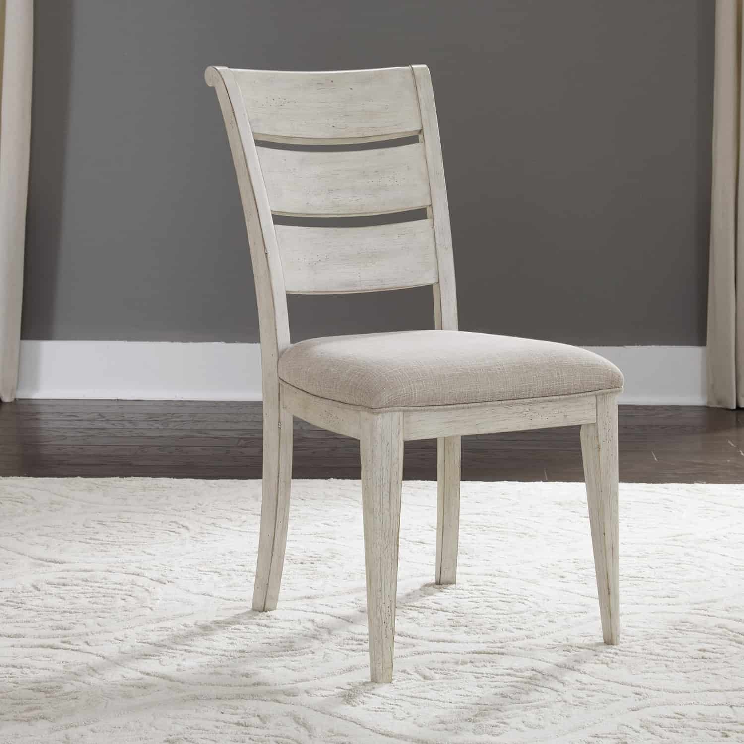 652-C2001S Farmhouse Reimagined Ladder Back Uph Side Chair (RTA) 652-C2001S Farmhouse Reimagined Ladder Back Uph Side Chair (RTA)