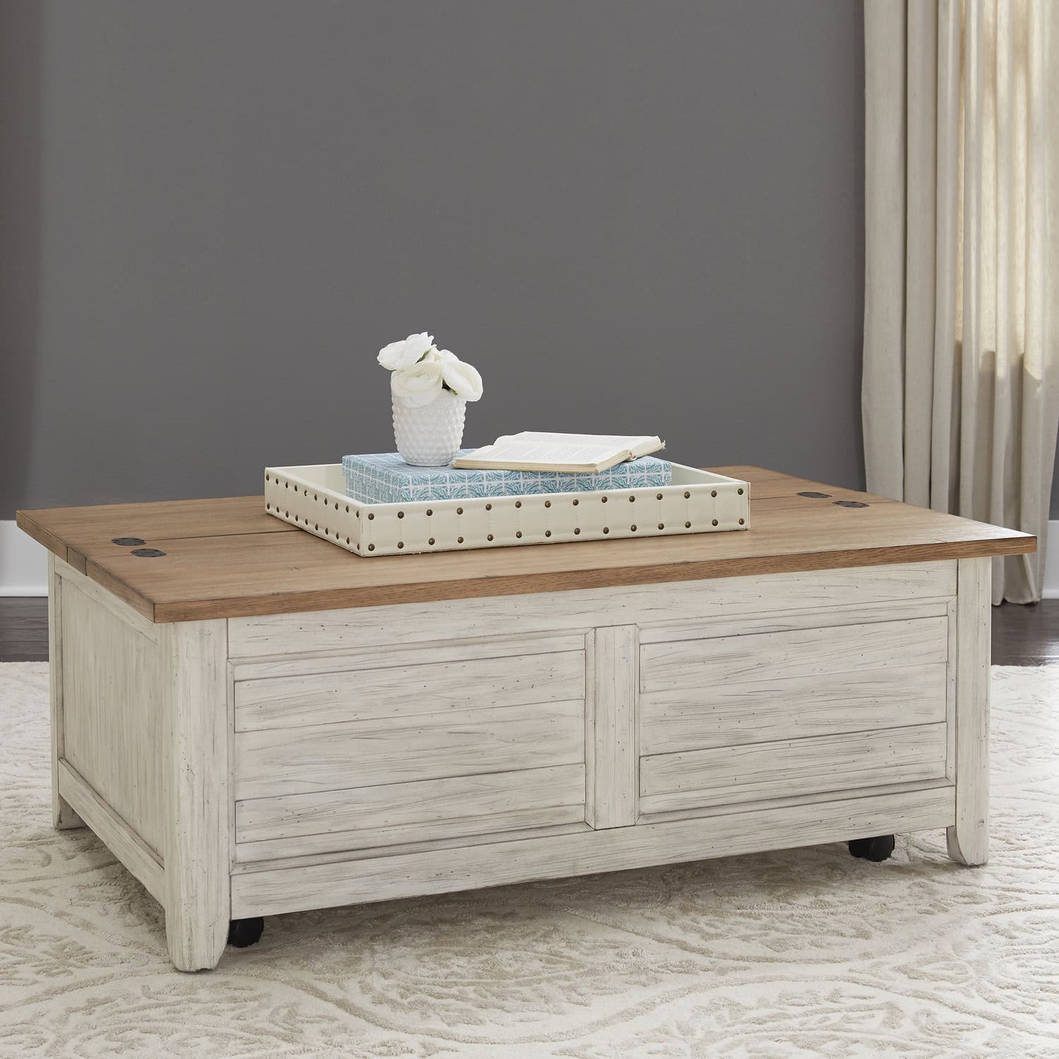 652-OT1011 Farmhouse Reimagined Storage Trunk 652-OT1011 Farmhouse Reimagined Storage Trunk