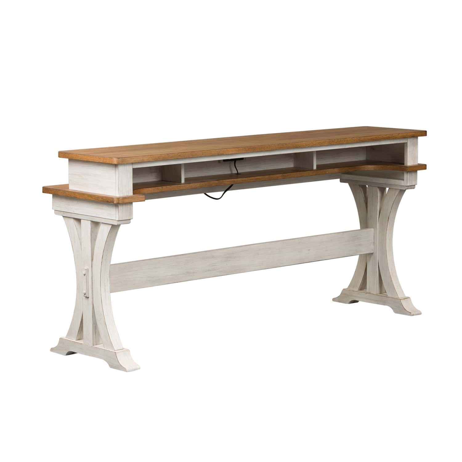 652-OT7636 Farmhouse Reimagined Console Bar Table 652-OT7636 Farmhouse Reimagined Console Bar Table