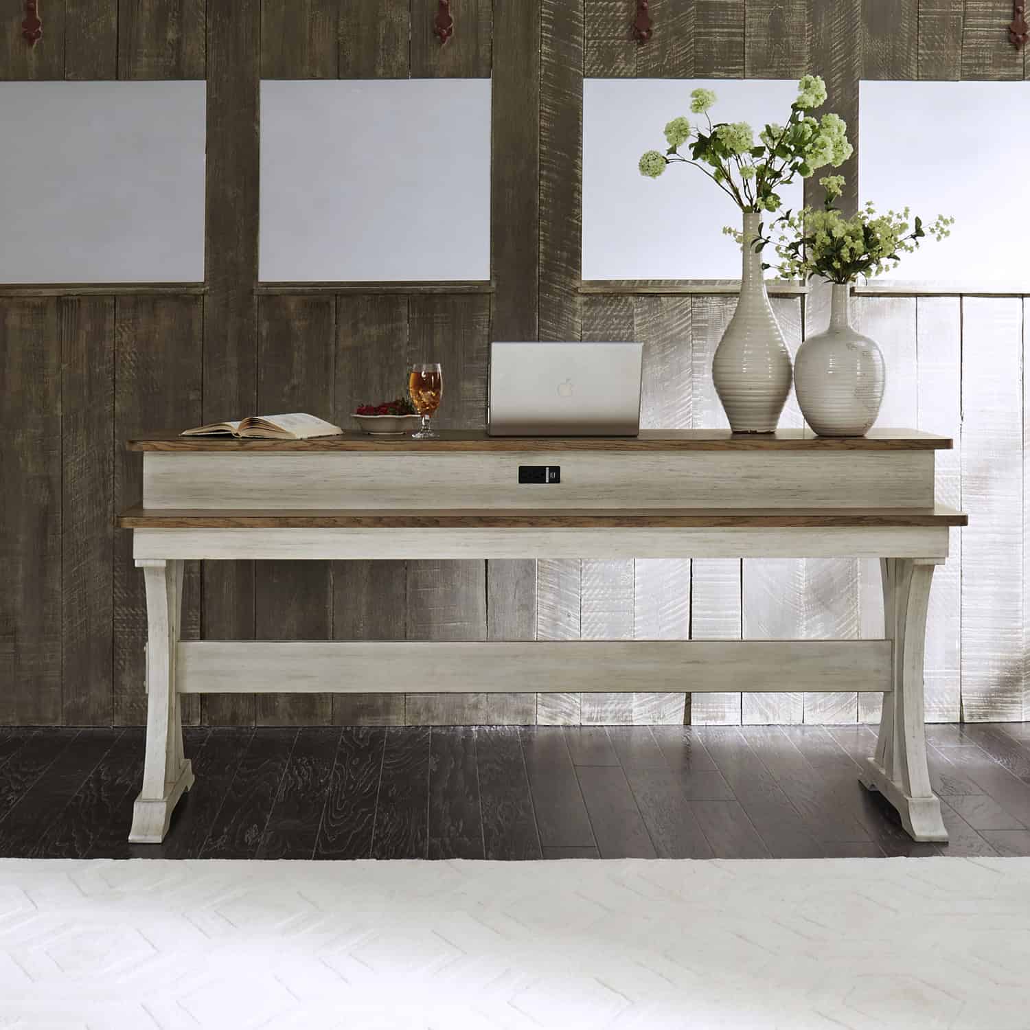 652-OT7636 Farmhouse Reimagined Console Bar Table 652-OT7636 Farmhouse Reimagined Console Bar Table