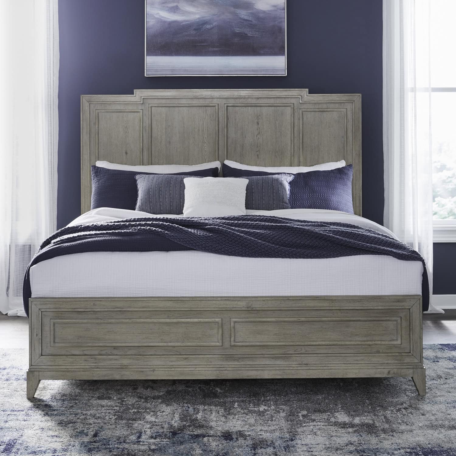694-BR-KCPB New Haven King California Panel Bed 694-BR-KCPB New Haven King California Panel Bed