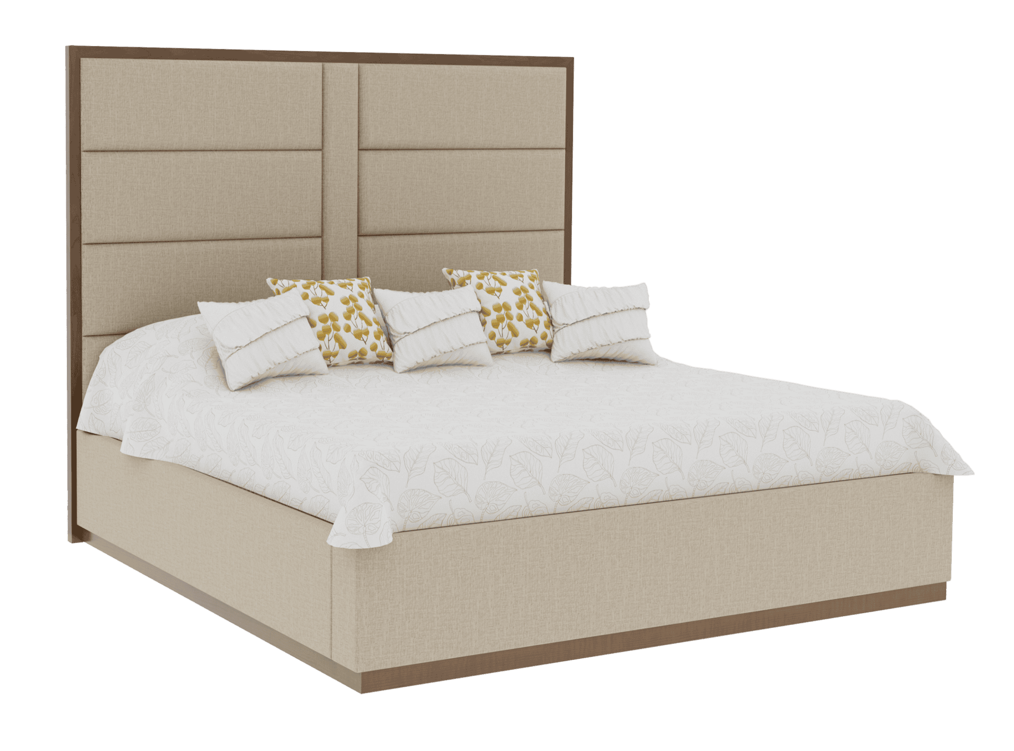 Country View Woodworking 150-631-136-080 Verrado 6A King Bed with plinth Footboard and Bedrails ( 57'' High ) Country View Woodworking 150-631-136-080 Verrado 6A King Bed with plinth Footboard and Bedrails ( 57'' High )