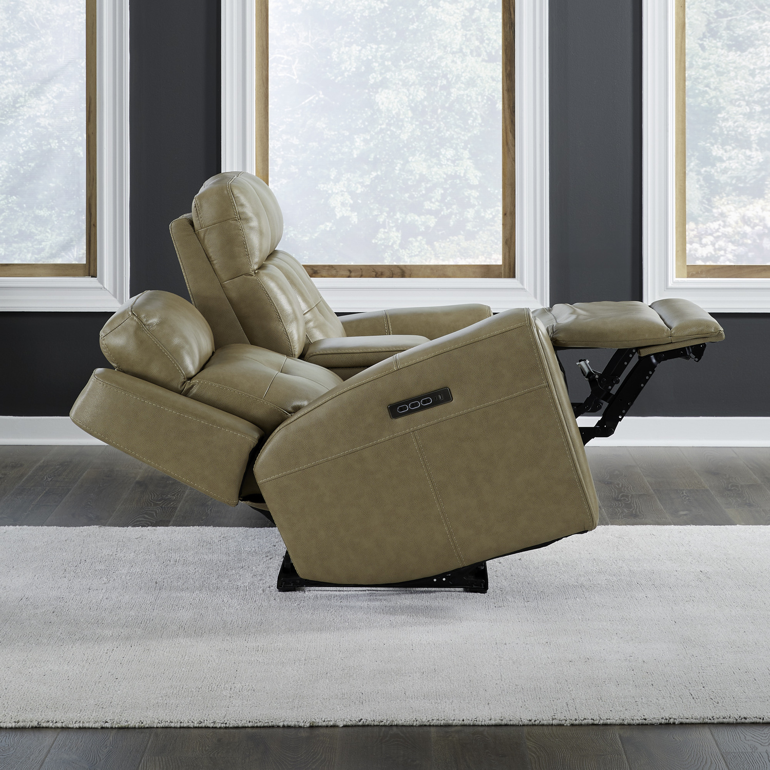 7006SN-23P Carrington Loveseat w/Console P3 & ZG - York Sand 7006SN-23P Carrington Loveseat w/Console P3 & ZG - York Sand