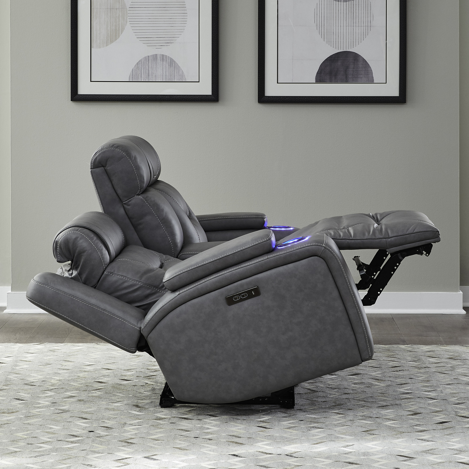 7019BG-22P Chapman Loveseat w/ Console P2 & ZG 7019BG-22P Chapman Loveseat w/ Console P2 & ZG